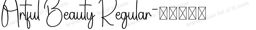 Artful Beauty Regular字体转换